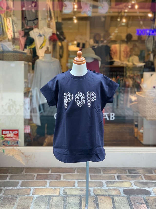 Kids Frankygrow フランキーグロウ Cube Pop Tee ネイビー S 90cm M 110cm L 130cm ポップｔ Olive Drab オリーブドラブ子供服 レディース