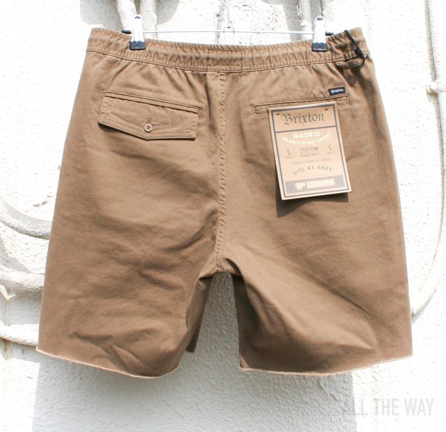 Brixton Madrid Short メンズ チノパン 半ズボン 切りっぱなし ショーツ 西海岸 ブリクストン All The Way Online