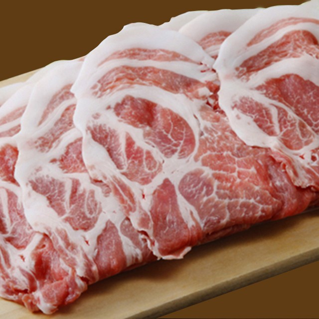 【しっとりとした肉質ととろける甘み】ケンボロー・ホエー豚4種しゃぶしゃぶセット4人前(送料込)