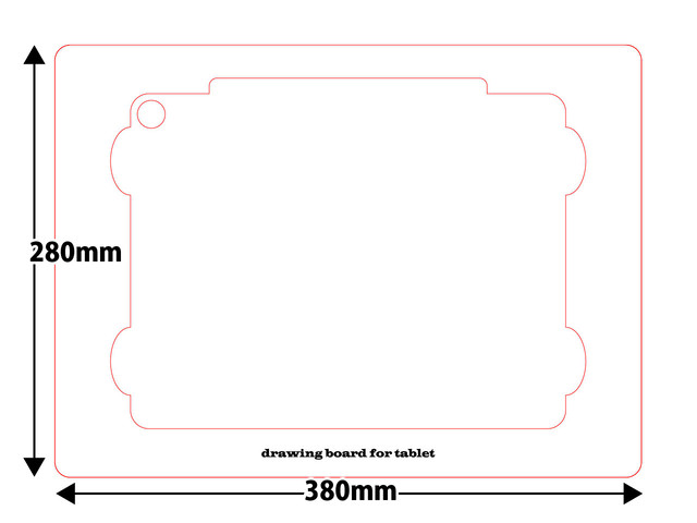 第3世代 Ipad Pro 11インチ用 Drawing Board Type R Mt West Studio