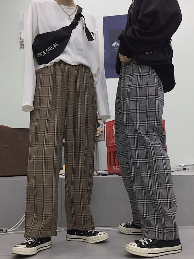 ファッションのアイデア画像 無料印刷可能チェック パンツ メンズ