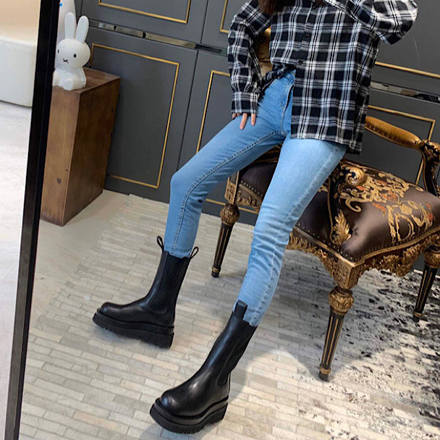 レディース ブーツ カントリーブーツ 軽い ミディ丈 ショート丈 メンズライク 秋 冬 新着 トレ定 セットアップやパンツドレスなど二次会ドレスに合う海外ファッションサイト Urubei