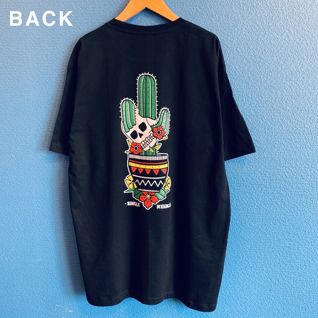EL NOPAL カクタス&スカルのTシャツ