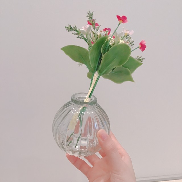 フラワーベース 花瓶 丸型 ジャスミンドイル
