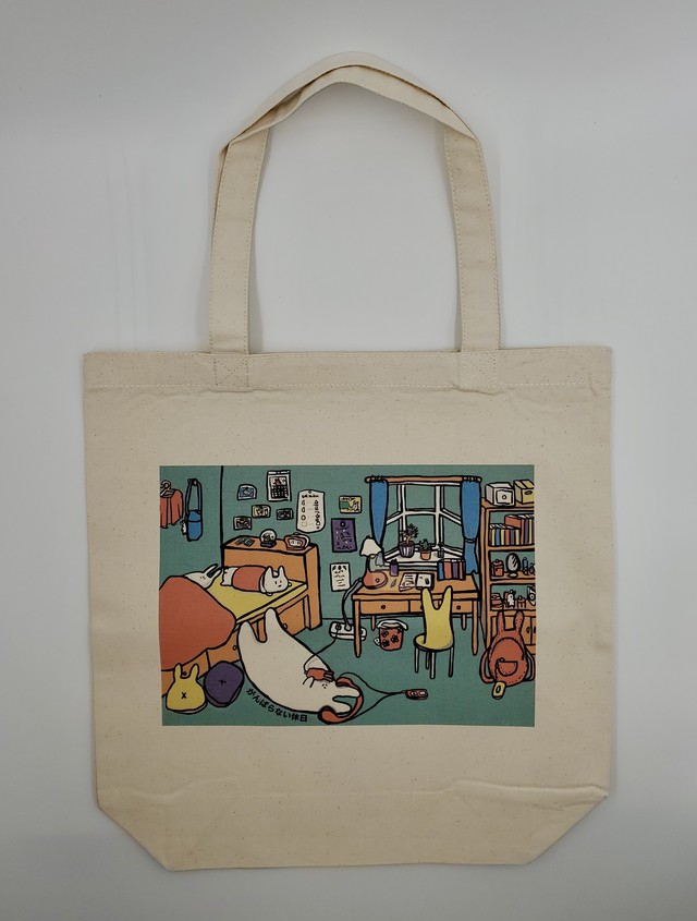 usagi 「がんばらない休日」トートバッグ