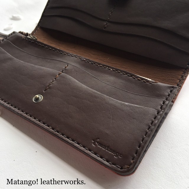 実りの秋財布 春財布 赤 クラシック 長財布 アンティーク 上品 クラシック 機能的 シンプル設計 ユニセックス 革財布 レディース メンズ 軽量 男女兼用 贈り物 ギフト Matango Leatherworks