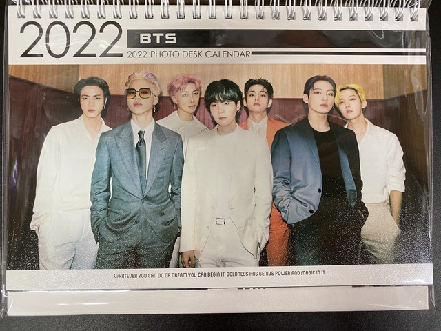 Bts 22 23 卓上カレンダー ワンダケイ韓流商店
