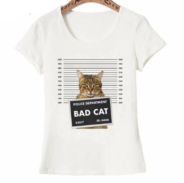 Bad Kitty 猫のデザインがかわいいレディースおもしろｔシャツ 猫グッズ 猫雑貨通販 にゃん処