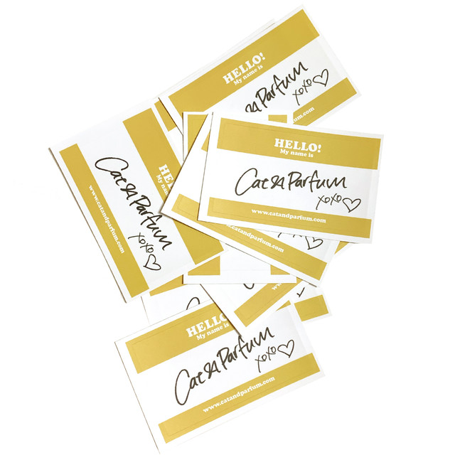 【Cat & Parfum】Hello! My name is Sticker
