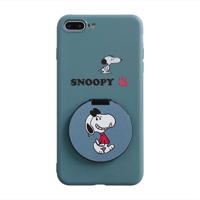 予約 送料無料 Snoopy Iphone Case スヌーピー くすみカラー ミラー