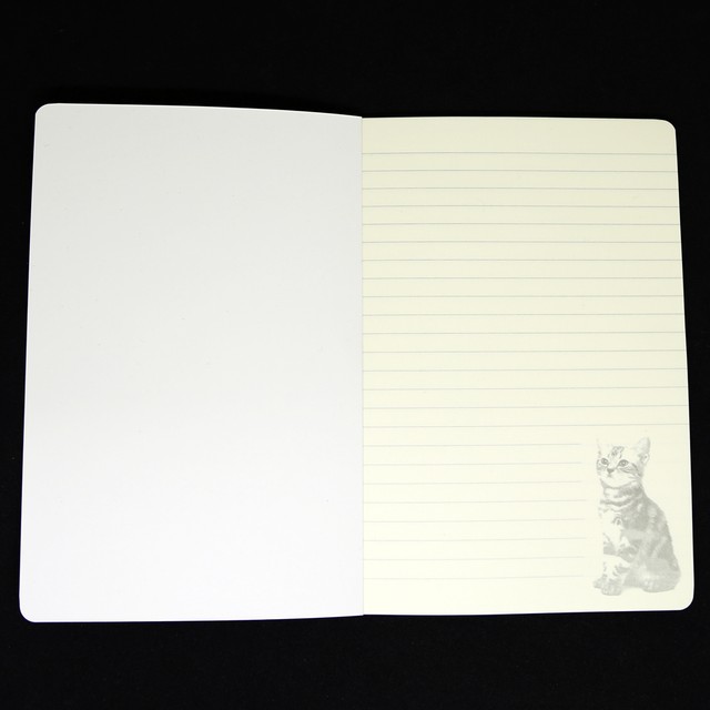 猫ノート ほぼa5サイズ タビー マスノヤ衣料品店 マスノヤ猫雑貨店