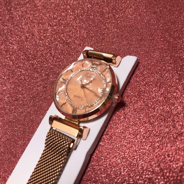 腕時計 レディース 新品 ブランド 人気 海外 キラキラ ピンクゴールド Ladieswatch