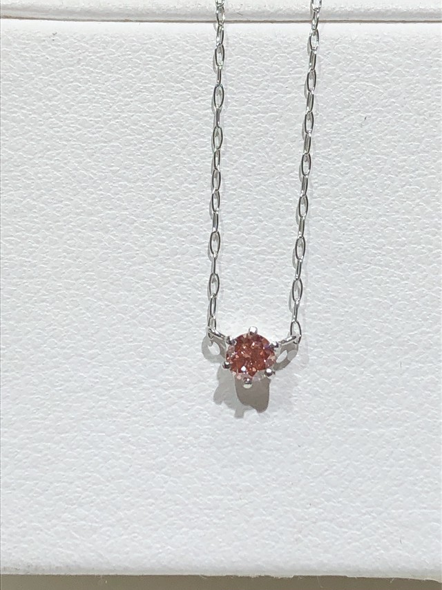 ラボグロウン ピンクダイヤモンドネックレス Carat06
