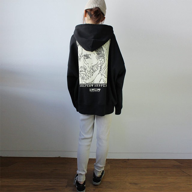 Eye 404pop Eyedy A Gogh 大きいサイズ メンズ スウェット パーカー フード フーディー トレーナー フード メンズ ブランド プリント Xl Ll セレクトショップ P C H