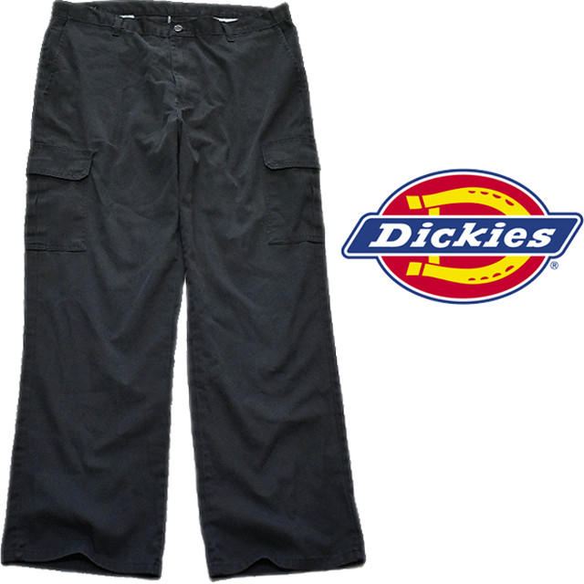 1点物 ディッキーズdickiesカーゴパンツ古着メンズ38レディースokアメカジ90sストリート スポーツmixチノパン中古ワークパンツxl黒 古着屋カチカチ American Used Supply Co Tokyo Japan