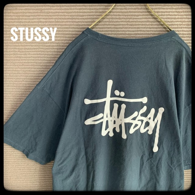 超人気 ステューシー Tシャツ バックプリント デカロゴ 古着 Xl 古着屋 adai