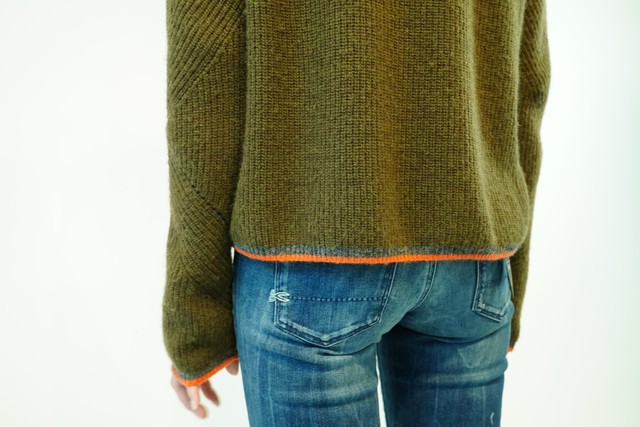 Denham デンハム Greville Jumper ラグランスリーブ ニットセーター Designplus