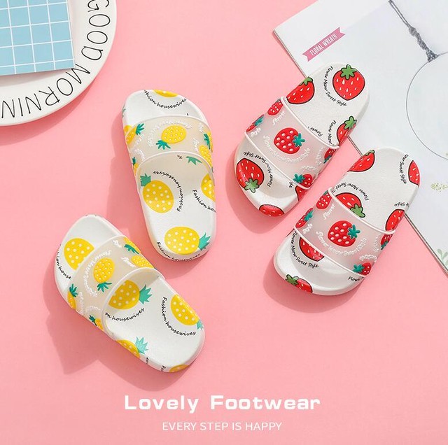4色 果物 スリッパ Fruit Slippers 男の子 女の子 春 夏 おしゃれ 人気 可愛い Coolkids