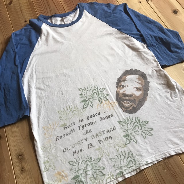 Ol Dirty Bastard 追悼ステンシル ラグランtシャツ Used Light Cave