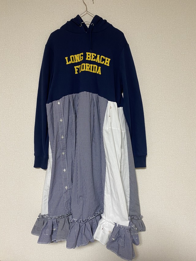 リメイク古着 ロングワンピース Remakeshop Othello