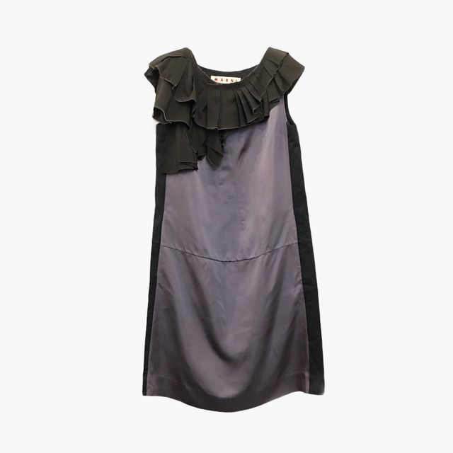 在庫あり 即出荷可 Marni マルニ 異素材 ワンピース ひざ丈ワンピース Csjla Pe