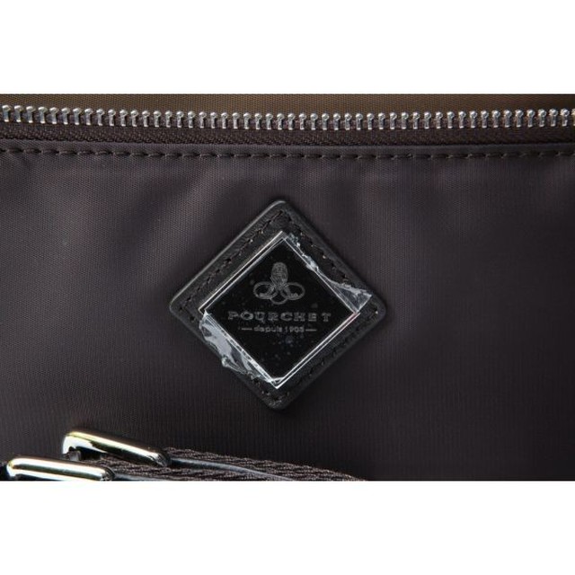 プルシェ Pourchet バッグ ショルダーバッグ 2way Bag ポーチ レディース メンズ ブランド ブラウン 人気 プレゼント ギフト用 新品 Amamoda