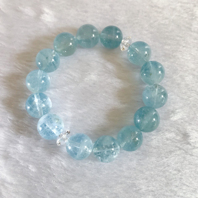 人魚の贈り物 透明アクアマリンブレス Mariage Crystal マリアージュクリスタル