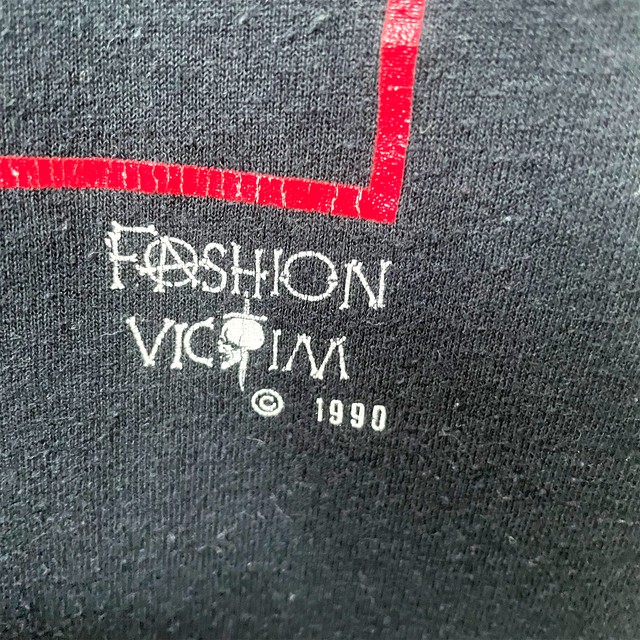 93 ヴィンテージ Tシャツ 90s Fashion Victim ファッションヴィクティム ビンテージ雑貨 家と外で