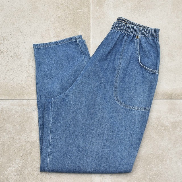 CABIN CREEK blue denim easy pants