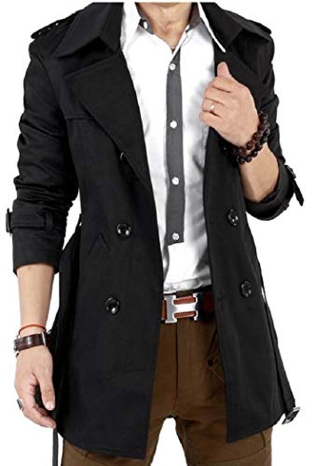 Jpcs アルファーフープ メンズ 無地 スーツ ビジネス カジュアル トレンチ コート ジャケット 長袖 アウター 上着 大きいサイズ Az Japan Classic Store