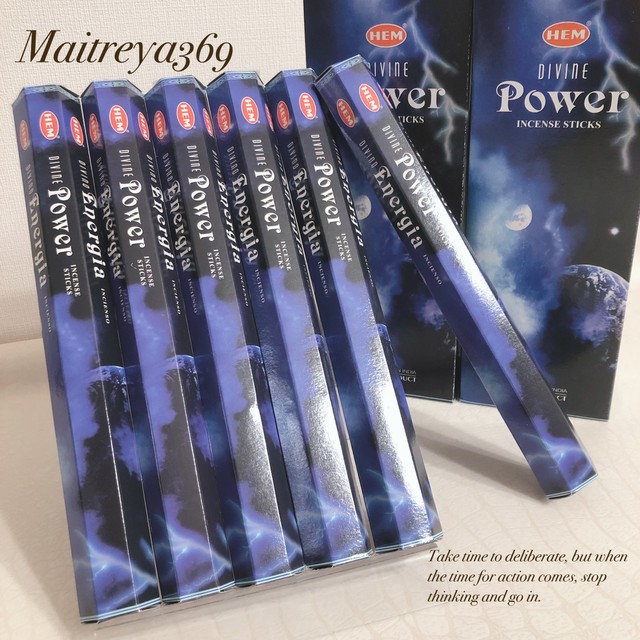 Hem パワー Power スティックタイプ 1箱本入り 6箱セット ヘム インドお香 Maitreya369 インドお香のお店 横浜市鶴見区