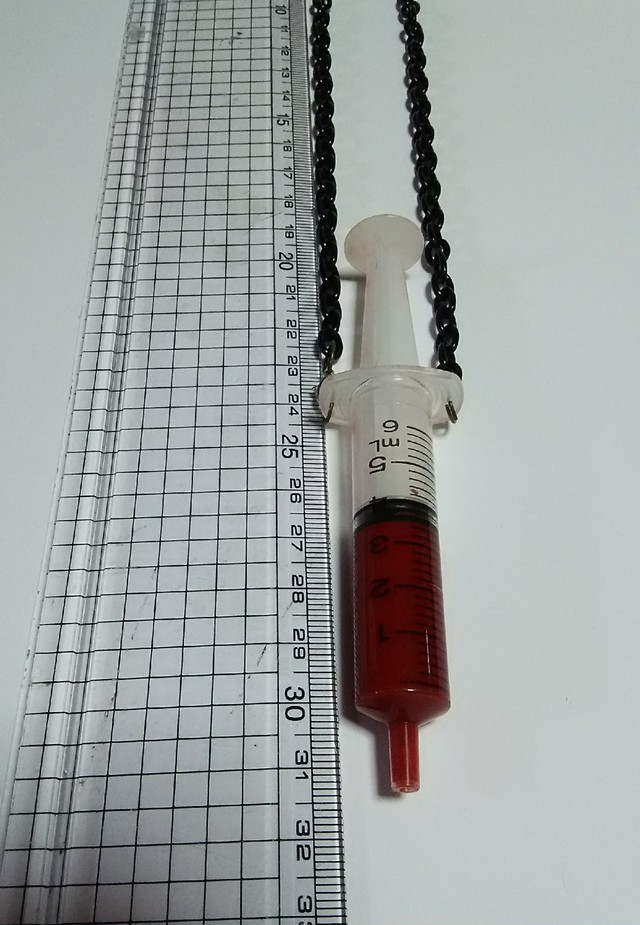 ゴシック お注射しましょネックレス Hand Made Chigu Tick