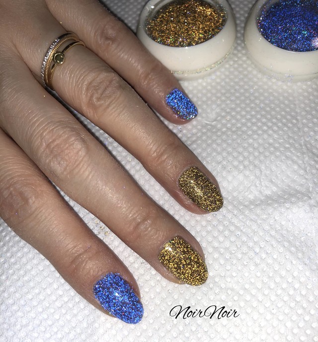 ジェルネイル用 フラッシュグリッター8色セット Noir Noir