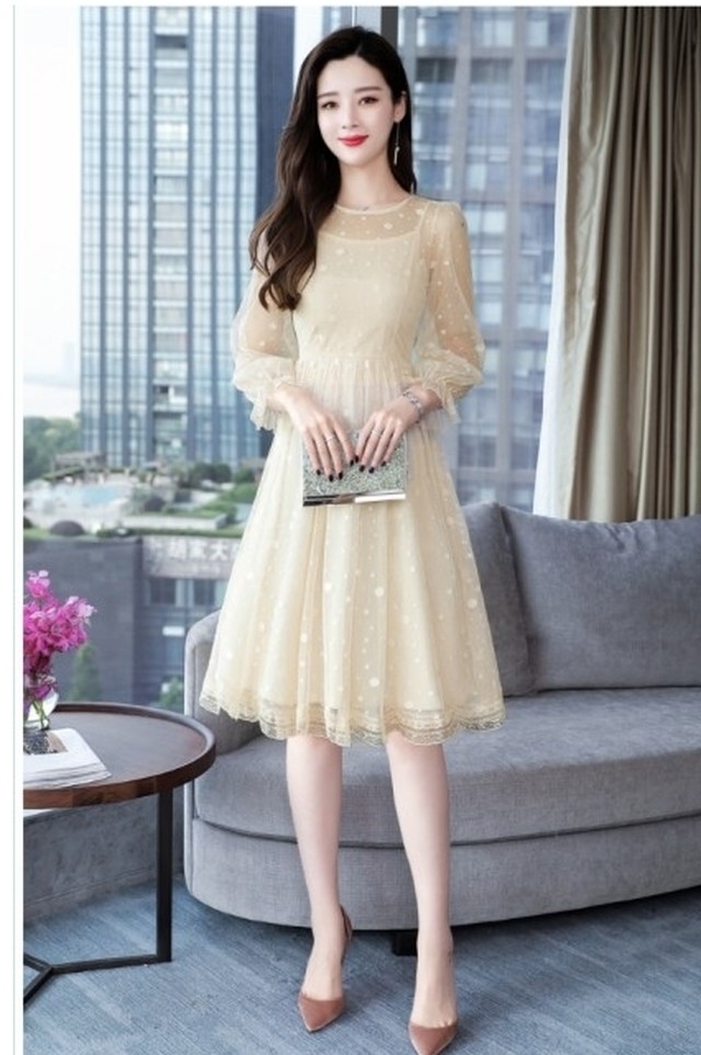 大きい サイズ レディース フォーマル ワンピース 結婚式 パーティードレス ぽっちゃり S 5l 白 黒 大きいサイズ 長袖 袖あり 花柄 刺繍 Basecamp49