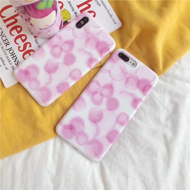 欧米新品 Iphonexケース 可愛い シャボン玉デザイン ピンク