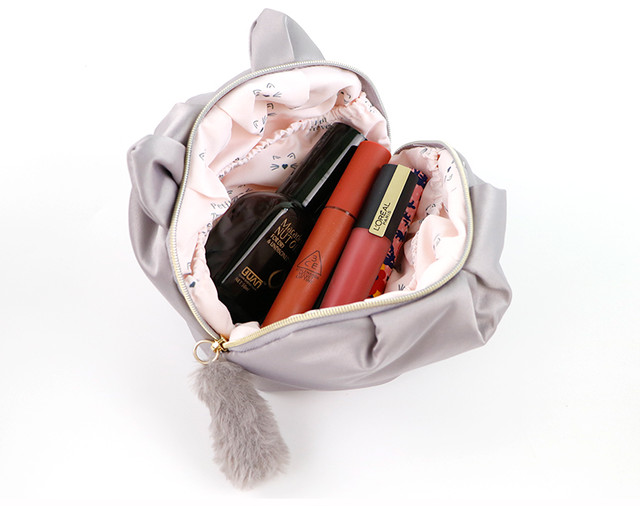 ネコちゃんポーチ 化粧ポーチ コスメポーチ 小物入れ 可愛い 2色 高級感 おすすめ Jpcasecase 携帯ケース 通販