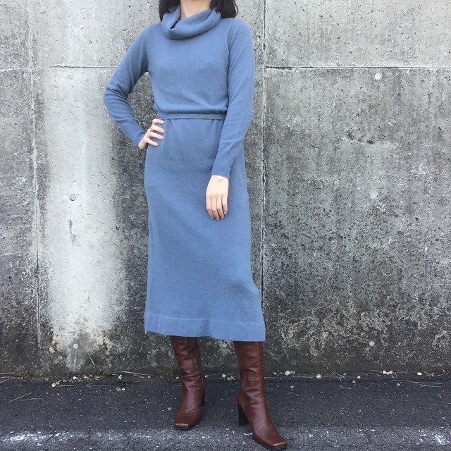 アンゴラニットワンピース Pilz Vintage Antique