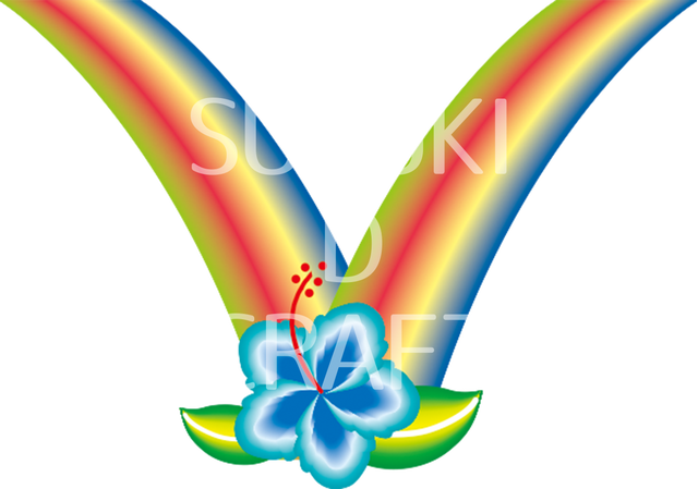 ハワイ花文字 大文字 K Suzuki D Craft