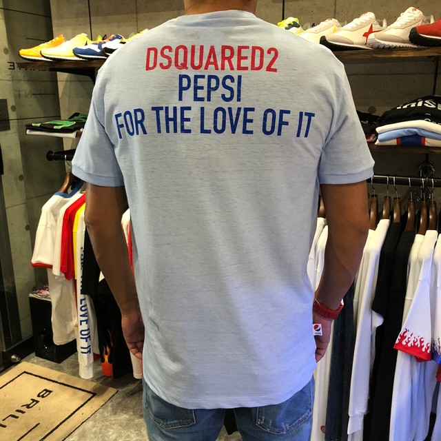 Dsquared2 ディースクエアード Dsquared2 Pepsi T Shirt S78gd0041 S ブルー Tシャツ メンズ Brillante ブリランテ