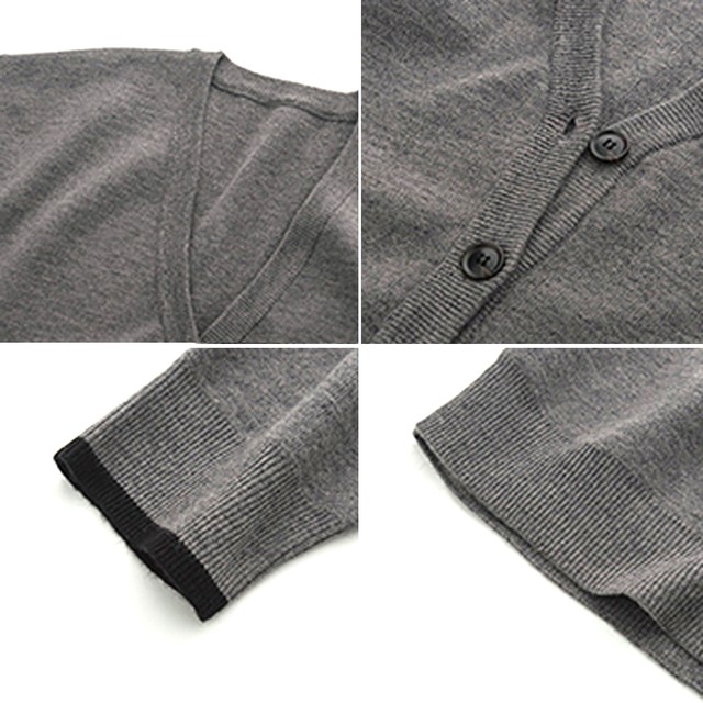 ニットカーディガン レディース ゆったり 長袖 ニット アウター V ネック 黒 無地 シンプル おしゃれ デザイン 秋冬 コーデ Infini Arc En Ciel