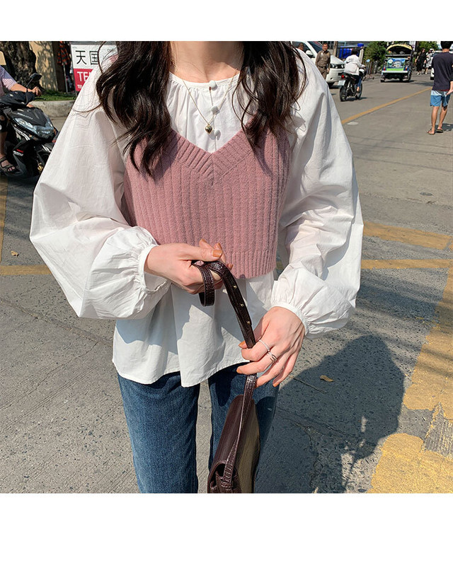 韓国風ニットビスチェ【Korean knit bustier】