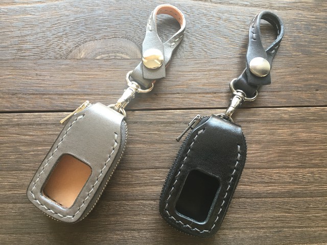 スマートキーケース 特別仕様 ベルトループキーホルダー キーリング キークリップ付 Gullleather