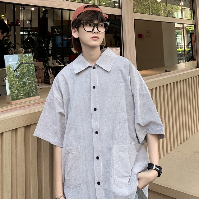 Korea サマーシャツ ルーズジャケット Tシャツ スタンダードレディース レトロ 夏物 春夏秋冬 オルチャン K Pop アイドル 宝塚 オルチャンファッション 韓国ドラマ 韓国服 Kpop帽子 Kpop雑誌 Bts Niziu Twice Blackpink コリアン コリア 明洞 2b J9 Korea