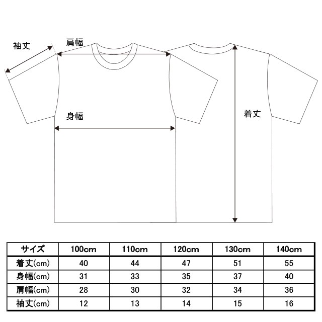 Tシャツ 赤ずきんと健康 キッズ Tanoshimida