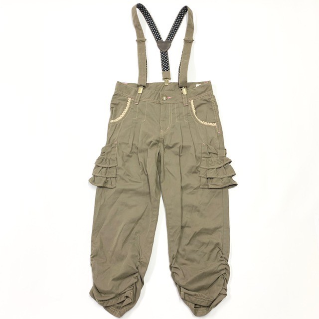 中古 メゾピアノ 140 7部丈ズボン サスペンダー付 Hn 9 子ども用品 ベビー用品リサイクルショップ Mam S Mart マムズ マート