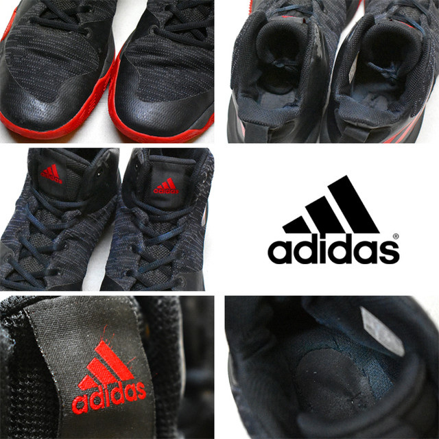 1点物 アディダスadidas Explosive Flash黒ハイカットスニーカーusa古着メンズ29 5レディースok90sストリート スポーツmixバッシュ 古着屋カチカチ American Used Supply Co Tokyo Japan