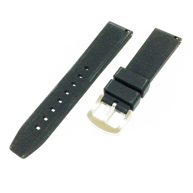 ストレートグルーブシリコンラバーバンド ブラック 22ｍｍ For Skx007 Skx009 B Sisgb Ark Mod Studio