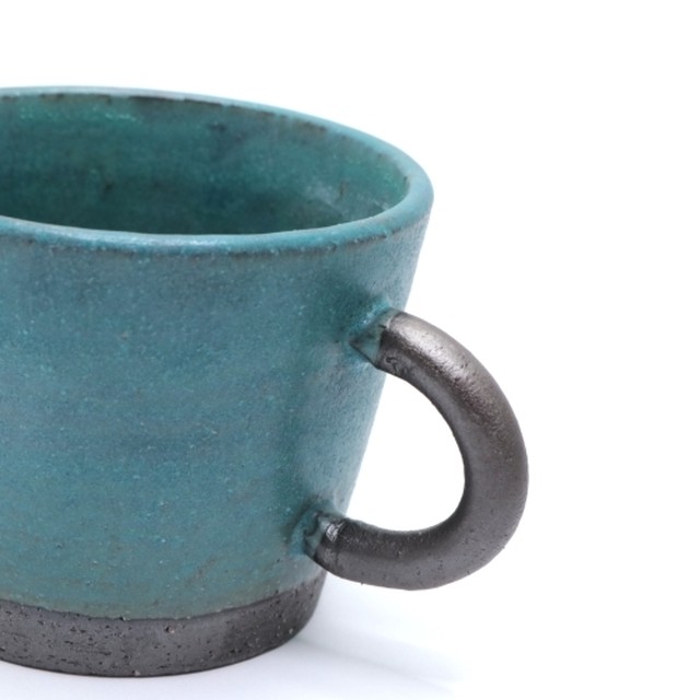 マグカップ おしゃれ ブルー 美濃焼 陶器 コーヒーカップ 湯呑 和モダン Zakkalieto リエット