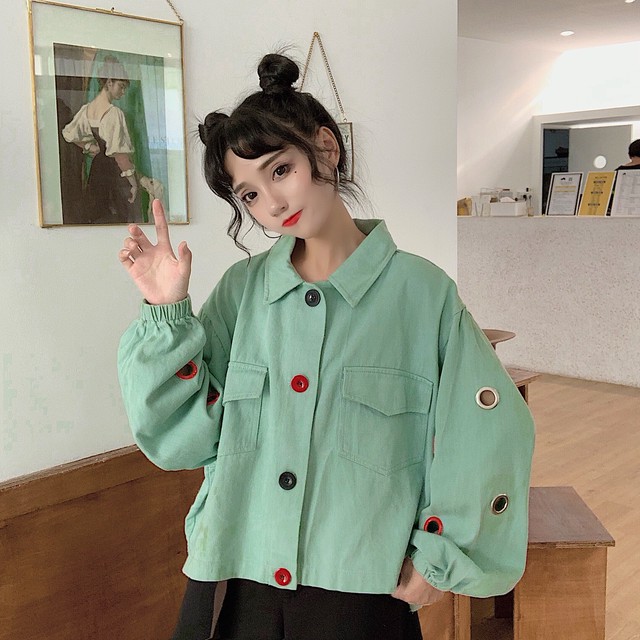 大人可愛い アウター ジャケット カジュアル ストーリート系 個性派 古着 ブルゾン レディース メンズライク Ptnym16 Shop Suba