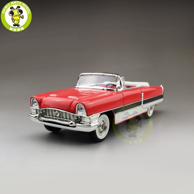 1 18 1955 Packard Caribbean パッカードカリビアン コンバーチブル パーソナルラグジュアリーカー アメ車 赤 レッド ミニカー ダイキャストカー モデルカー Hachinohe Base 1518